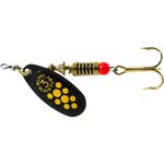 Mepps Black Fury 3 Black / Yellow dots