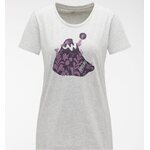 Haglöfs Mirth Tee Women Grey Melange/Purple Milk
