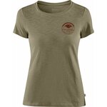 Fjällräven Forever Nature Bagde T-Shirt Womens Light Olive (622)