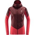 Haglöfs L.I.M Hybrid Hood Women Hibiscus Red/Maroon Red