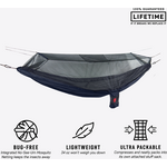 Grand Trunk Skeeter Beeter XT Mosquito Net Hammock Navy Blue