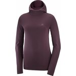 Salomon Comet Seamless Hoodie W Wine Tasting / Mauve Win