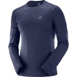 Salomon Agile LS Tee Mens Night Sky