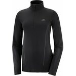 Salomon Comet Seamless Half Zip Womens Black / Ebony