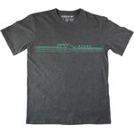 Ozone Wind Mountain Wave Tee Charcoal Grey