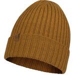 Buff Merino Knitted Hat Norval Mustard