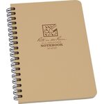 Rite in the Rain Side-Spiral Notebook Journal Brown / Tan
