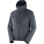 Salomon Snowshelter Teddy Hoodie Mens Ebony