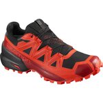 Salomon Spikecross 5 GTX (DIFFERENT SIZE: Right EUR 42 / Left EUR 42 2/3) Black/Red/Red Dahlia