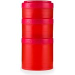 BlenderBottle ProStak Expansion Pak - Full Color (100ml + 150ml + 250ml) Red