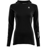 Aclima WarmWool Hood Sweater Women Jet Black