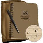 Rite in the Rain 973 Side Spiral Kit Tan Notebook / Tan Cover