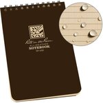 Rite in the Rain Top Spiral Notebook 4" x 6" Brown