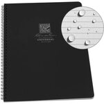 Rite in the Rain Side Spiral Notebook 8.5" x 11" Czarny