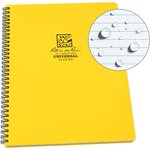 Rite in the Rain Side Spiral Notebook 8.5" x 11" Yellow