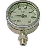 DirZone Painemittari, Oxygen Ø52mm, 0-360bar / Chrome