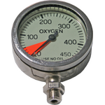 DirZone Painemittari, Oxygen Ø63mm, 0-400bar