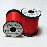 UNI Floss Neon Chinese Red