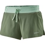Patagonia Nine Trails Shorts 4" Womens Camp Green