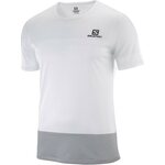 Salomon Sense Tee Mens White/Black/Alloy