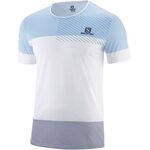 Salomon Sense Tee Mens White/Night Sky/Hawaiian Ocean
