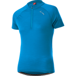 Löffler Bike Jersey HZ Merino-Tencel Womens Blue Lake