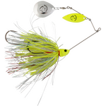 Savage Gear Da'Bush Spinnerbait Yellow Silver Holo Flame