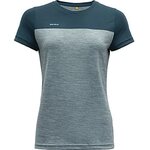 Devold Norang Tee Womens Pond/Cameo Melange