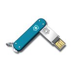 Victorinox Memory Stick, Slim 4 GB Blue Ribbed