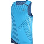 Salomon Sense Aero Tank Mens Hawaiian Ocean/Night Sky