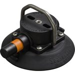 SeaSucker 4.5" SeaSucker w/ Stainless Steel D-Ring Black