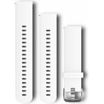 Garmin Quick Release Band (20 mm) White / Silver Hardware
