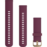 Garmin Quick Release Band (20 mm) Berry / Light Gold Hardware
