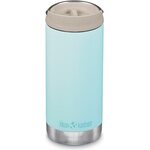 Klean Kanteen TKWide 355ml (w/Wide Café Cap) Blue Tint / Taupe Cap