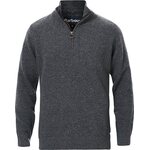 Barbour Holden Half Zip Mens Mid Grey Marl
