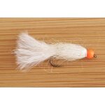 Superflies Leech White (Brass Beadhead)