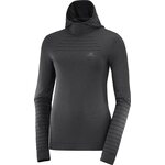 Salomon Outpeak Wool Hoody Womens Black/Heather