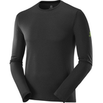 Salomon Agile LS Tee Mens Nocturne/Heather