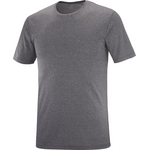 Salomon Agile Training Tee Mens Nocturne/Heather/Green