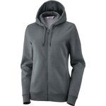 Salomon FZ Hoodie Womens Ebony/Heather
