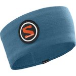 Salomon Original Headband Mallard Blue/Black/Red Orange