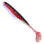Pro Kalastus K.P Lazy Shad 3.5" 5 kpl 45 / Musta/Punainen