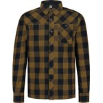 Rab Boundary Brushed Cotton Shirt Mens Caramel Check