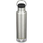 Klean Kanteen Insulated Classic 592ml (w/Loop Cap) Brushed Stainless / Black Cap