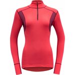 Devold Hiking Woman Half Zip Neck Poppy/Beetroot