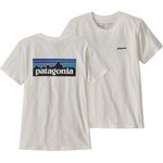 Patagonia P-6 Logo Organic Crew T-Shirt Womens White