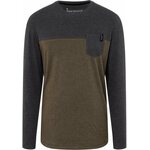 Black Diamond Long Sleeve Campus Tee Mens Cypress Heather/Black Heather