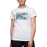 Black Diamond Aerial View Tee Womens White