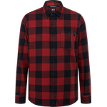 Black Diamond Long Sleeve Zodiac Flannel Shirt Mens Dark Crimson/Smoke Plaid