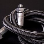 Miflex Inflation Hose, 90 cm Carbon black